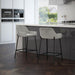 Sede Counter Stool - Grey Velvet | Hoft Home