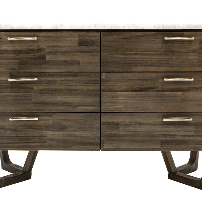 Lucio Dresser - Italian Carrara Marble - Hoft Home