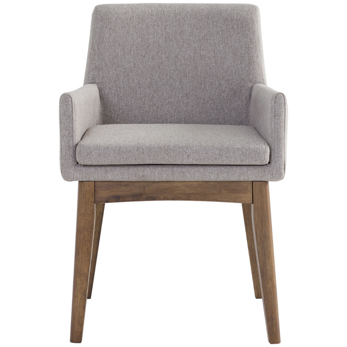 Chanel Armchair - Light Grey & Cocoa - Ifortifi Canada