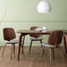 Selka Dining Chair - Walnut & Light Grey - Ifortifi Canada