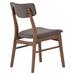 Amara Dining Chair - Walnut & Iron - Ifortifi Canada