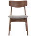 Amara Dining Chair - Walnut & Smoke - Ifortifi Canada