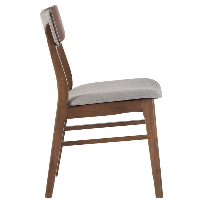 Amara Dining Chair - Walnut & Smoke - Ifortifi Canada