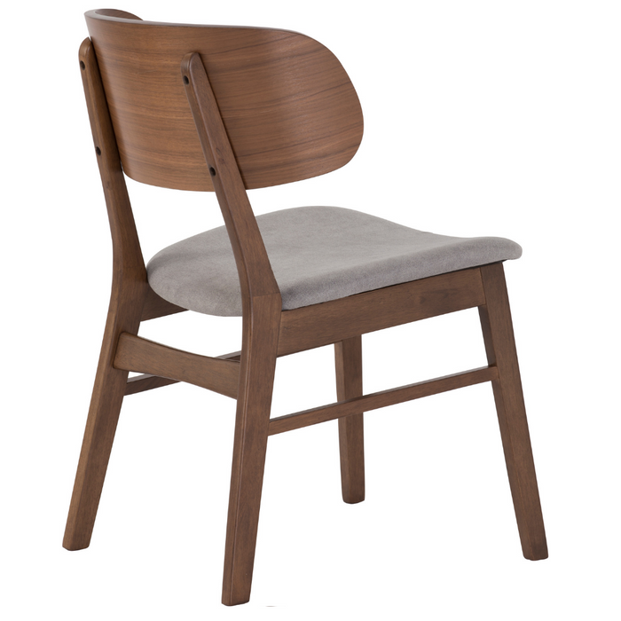 Emery Dining Chair - Walnut & Smoke - Ifortifi Canada