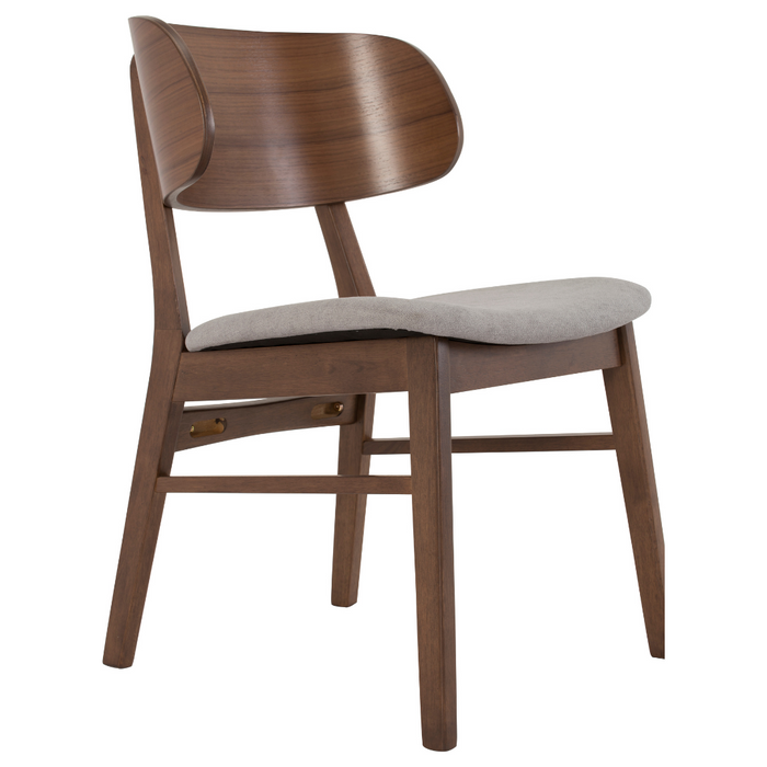 Emery Dining Chair - Walnut & Smoke - Ifortifi Canada