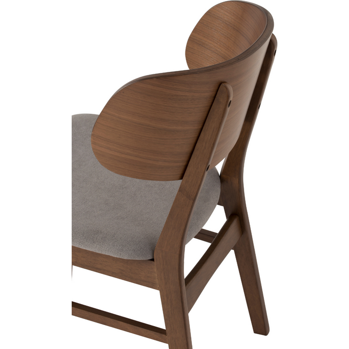 Emery Dining Chair - Walnut & Smoke - Ifortifi Canada