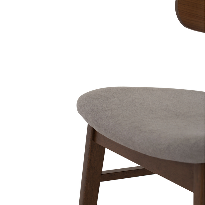 Emery Dining Chair - Walnut & Smoke - Ifortifi Canada