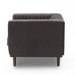 Magnus Lounge Chair - Stone Grey Velvet - Hoft Home