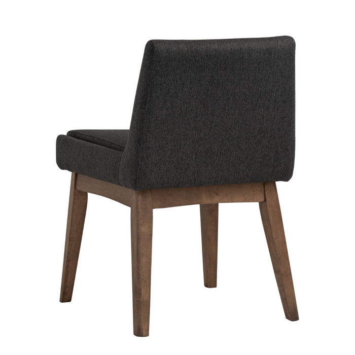 Chanel Chair - Charcoal Grey & Walnut - Hoft Home