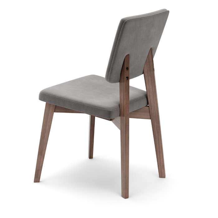 Jakob Dining Chair - Walnut & Iron | Hoft Home