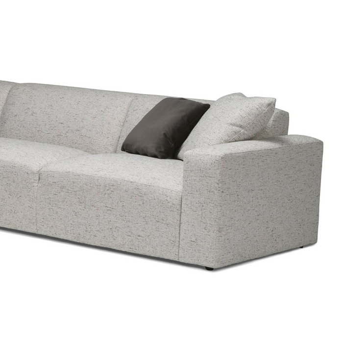 Milano Sectional - Feather Grey | Hoft Home