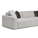 Milano Sectional - Feather Grey | Hoft Home