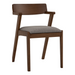 Zola Dining Chair - Walnut & Light Grey | Hoft Home