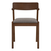Zola Dining Chair - Walnut & Light Grey | Hoft Home