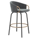 Harper Counter Stool - Grey Velvet - Ifortifi Canada