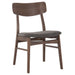 Amara Dining Chair - Walnut & Dark Grey | Hoft Home