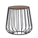 Vitoria Round Side Table  - Black - Ifortifi Canada