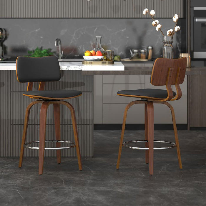 Zaki Counter Stool - Black | Hoft Home