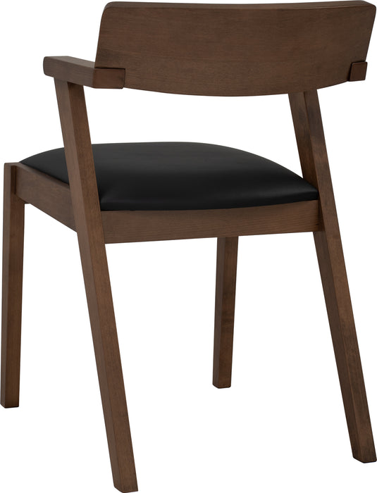 Zola Dining Chair - Walnut & Black | Hoft Home