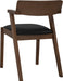 Zola Dining Chair - Walnut & Black | Hoft Home