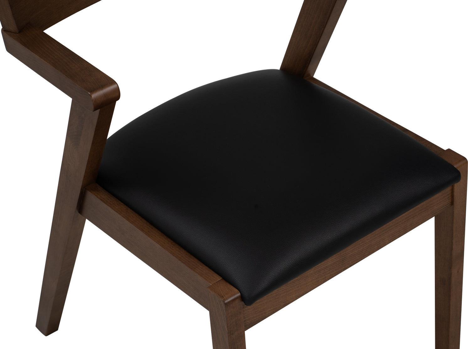 Zola Dining Chair Walnut & Black Hoft Home