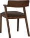 Zola Dining Chair - Walnut & Chesnut | Hoft Home