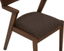 Zola Dining Chair - Walnut & Chesnut | Hoft Home