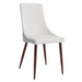 Beau Chair - White & Walnut | Hoft Home