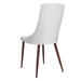 Beau Chair - White & Walnut | Hoft Home