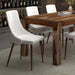 Beau Chair - White & Walnut | Hoft Home