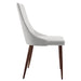 Beau Chair - White & Walnut | Hoft Home