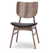 Anders Dining Chair - Walnut & Black Leather - Ifortifi Canada