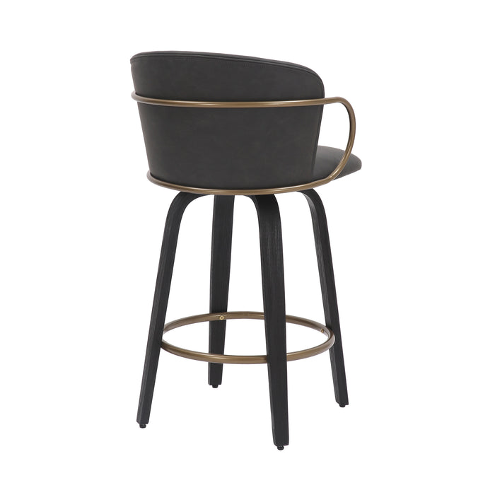 Rio Counter Stool - Vintage Charcoal | Hoft Home