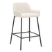 Sede Counter Stool - Beige Velvet | Hoft Home