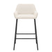 Sede Counter Stool - Beige Velvet | Hoft Home