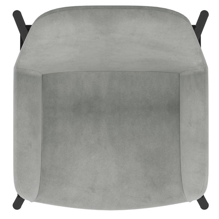 Sede Counter Stool - Grey Velvet | Hoft Home