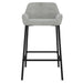 Sede Counter Stool - Grey Velvet | Hoft Home